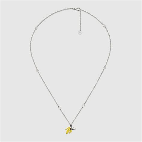 gucci banana necklace|Gucci necklaces for women uk.